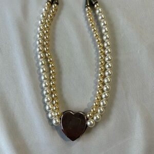 2000’s  Pearl Heart Necklace